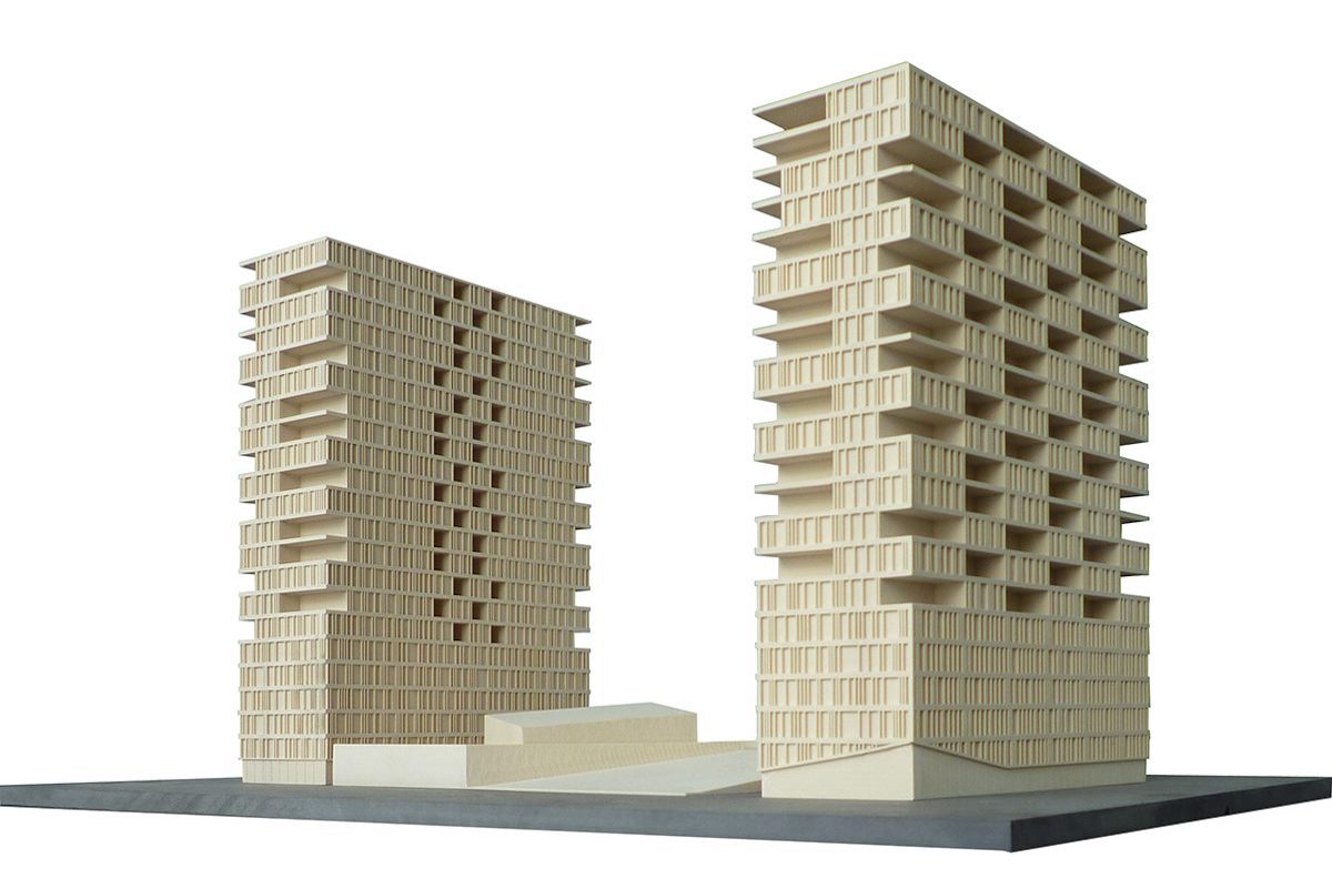 Project for new towers, Brescia, 